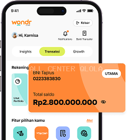 Cara buka blokir wondr BNI tanpa ke cabang