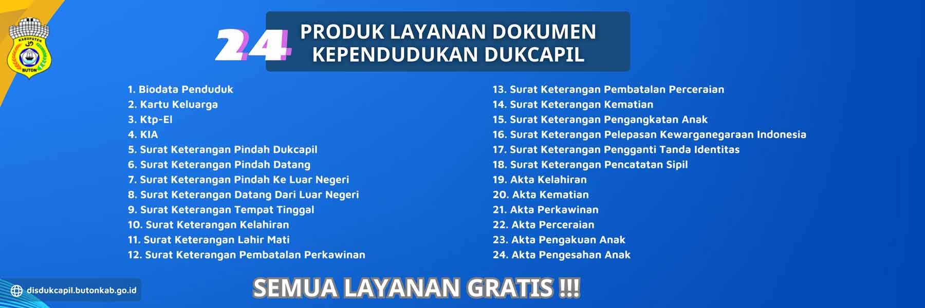 24 Layanan Disdukcapil